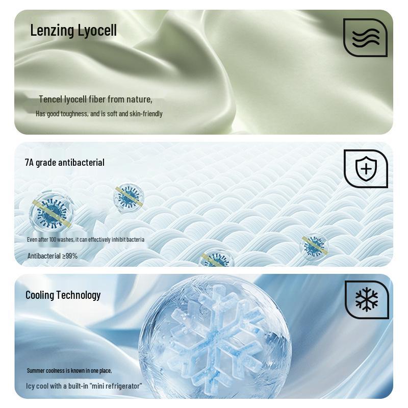 High-End Women's Summer Set: Chinese-Style Long Sleeve Top & Pants with Chest Pad, Lyocell Cotton Pajamas