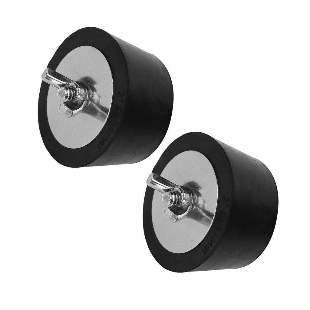 2PCS 2in Rubber Expansion Winterizing Plug for Swimming Pool Spa Pipework Winter Fittings