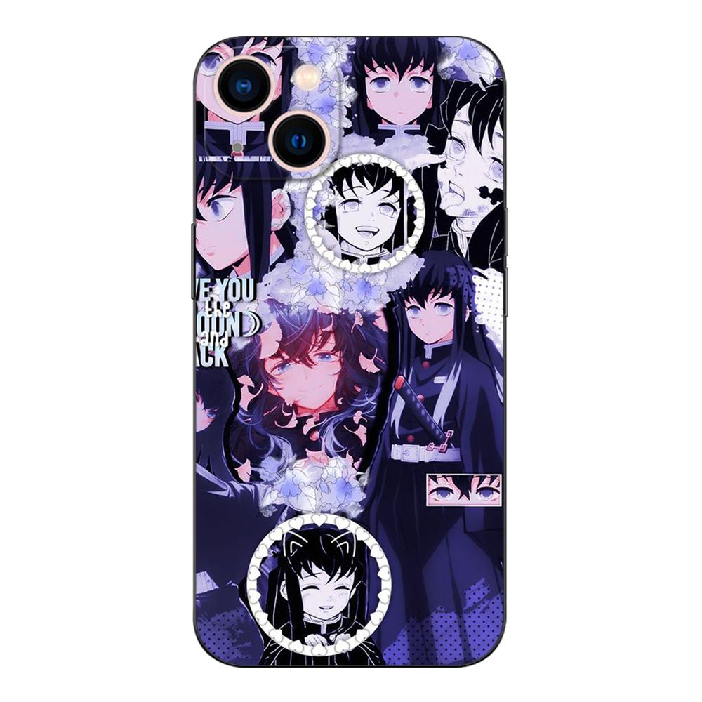 Schwarze TPU-Hülle für Samsung Galaxy S22 S20 S21 FE PLUS ultra+S10 E lite Rückseite Tokitou Muichirou