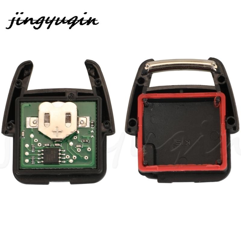 Jingyuqin 2 Buttons Car Remote Key 434Mhz ID40 Chip For Opel Zafira Astra G A Fod 93176615 BOSCH TS ASTRA System