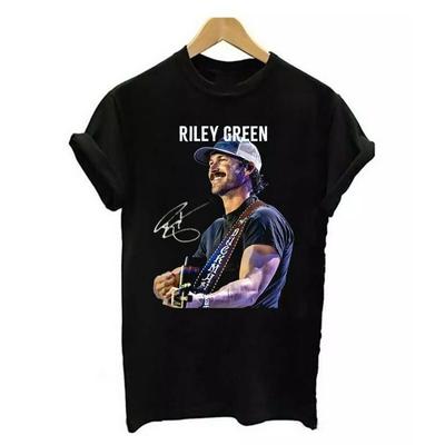 RILEY GREEN SIGNED Unisex Black All Size T Shirt  BL1224 Unisex T-Shirt