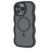 For iPhone 14 Pro Case Compatible with MagSafe TPU + PC Phone Back Cover Skin Touch Wave Shape