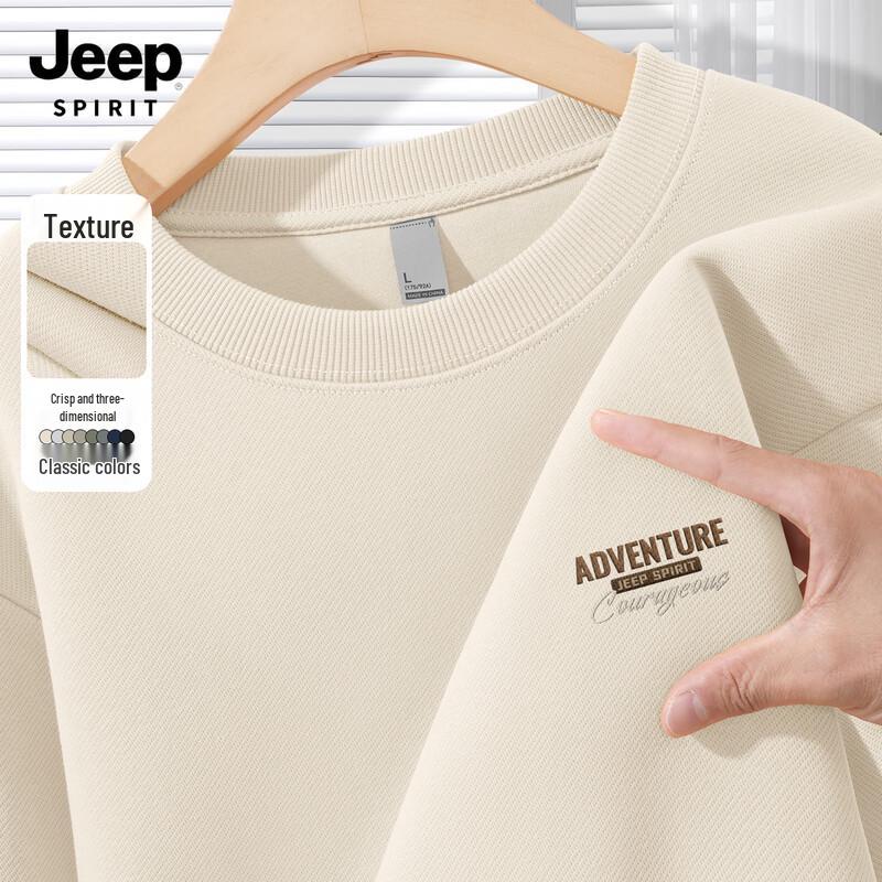 

JEEP SPIRIT Men s 2025 Loose-Fit Crewneck Sweatshirt M