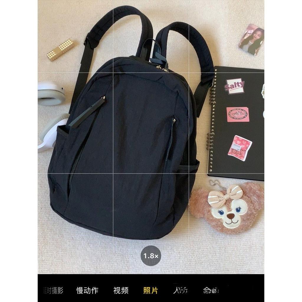 Trendy and fashionable versatile backpack female Korean version Japanese college student backpack high-value schoolbag for middle school students