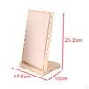 Jewelry Display Stand, Wooden Soft with Base Organizer for Necklace Bracelet Earring Case
