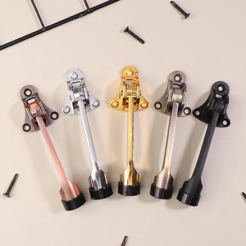 Türstopper Pedal Winddicht Türstopper Halter Anti-Schub Schwerlast Zinklegierung Verstellbarer Schließwinkel Für Schlafzimmer Badezimmertür
