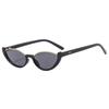 New Fashion Cat Eye Sunglasses Women Semi-Rimless Metal Frame Color Lens Luxury Beach Casual Style Outdoor Uv400 Sun Glasses