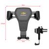 Gravity Car Badge Phone Holder Bracket Air Clip Mount Stand Accessories For Chevrolet Cruze Malibu Sail Spark Captiva Equinox Trax Tracker AVEO Lova