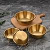 SUS304 Stainless Steel Salad Bowl, Grain Bowl, Soup Bowl, Korean Rice Wine Bowl, Household Dessert Bowl, Steamed Egg Bowl