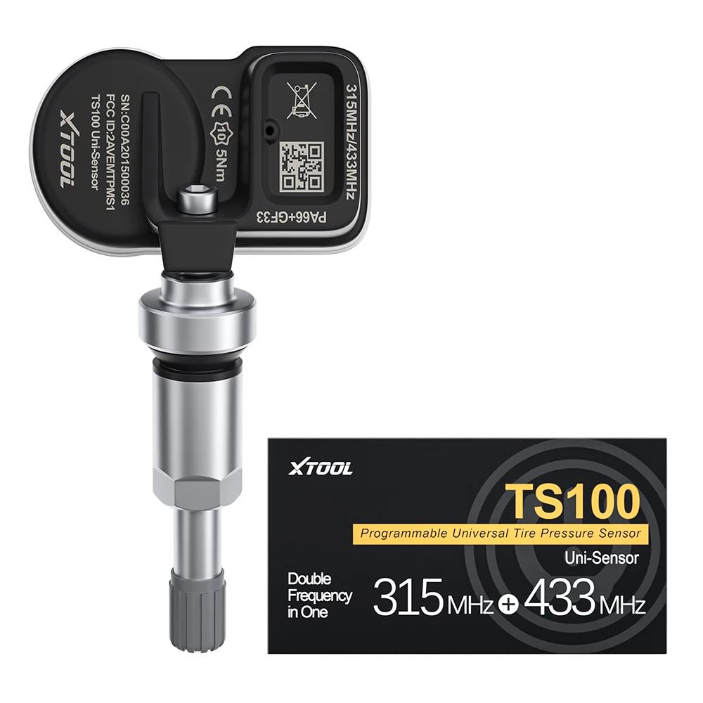 Sensor 2-i-1 315MHz 433MHz TPMS-sensor Dekkreparasjonverktøy TPMS-skanner Trykkmonitor Tester Fungerer på TP150 IP819TP