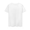 Women's White Monstera Leaf Print T-Shirt Crew Neck Short Sleeve Soft Lightweight Breathable Relaxed Fit Casual Top