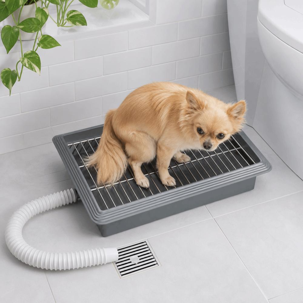 Splash-Proof Dog Training Potty Non-slip Dog Litter Box Easy To Clean Puppy Potty Tray Indoor