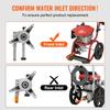 VEVOR Pressure Washer Pump, 22mm(7/8") Shaft Vertical, 214 Bar(3100 PSI), 9.5 L/min(2.5GPM), Replacement Power Washer Pumps Kit with 5 Nozzles