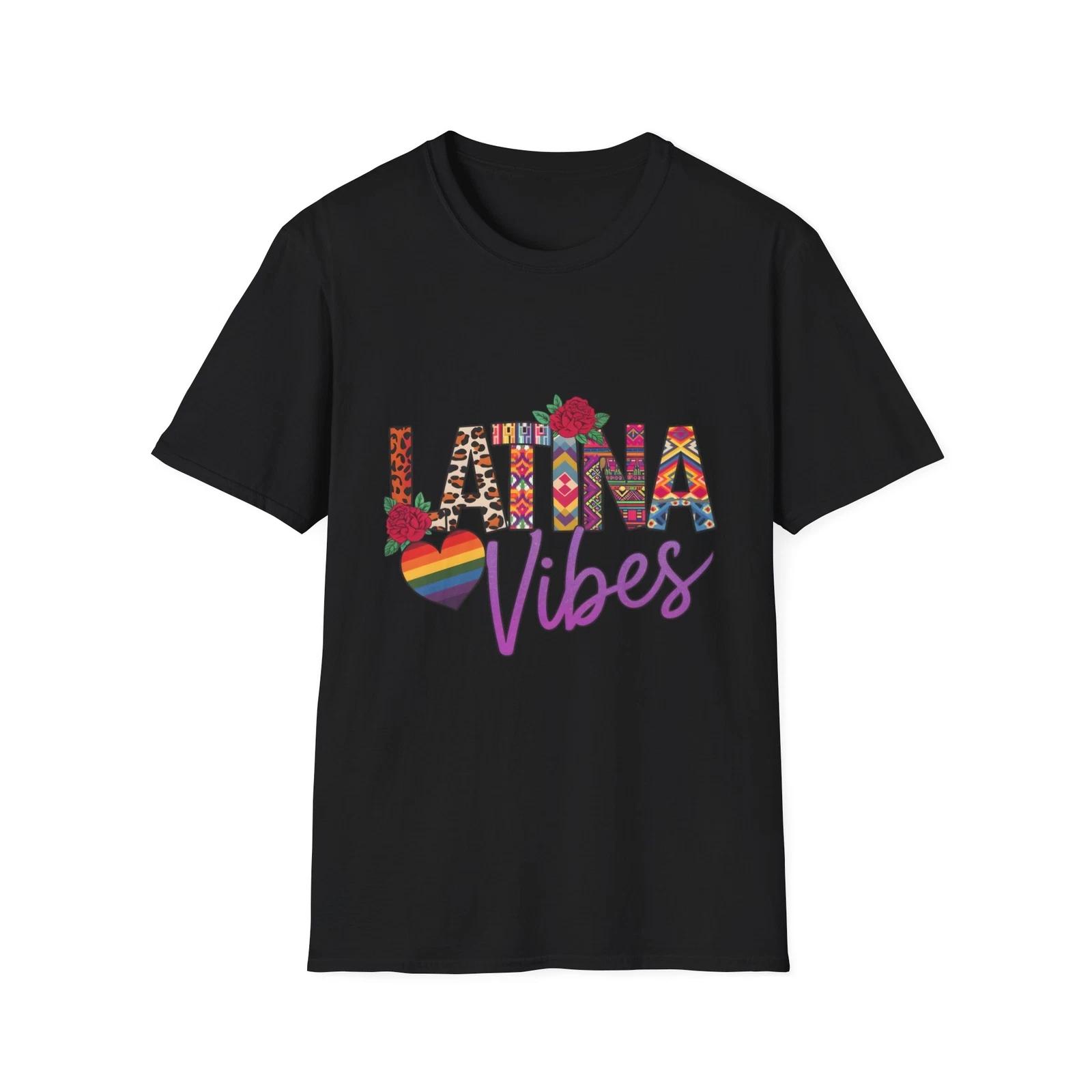 

Latina Vibes Unisex T-Shirt, Pride Shirt, Latinx Apparel, Festival Top, Gift for M