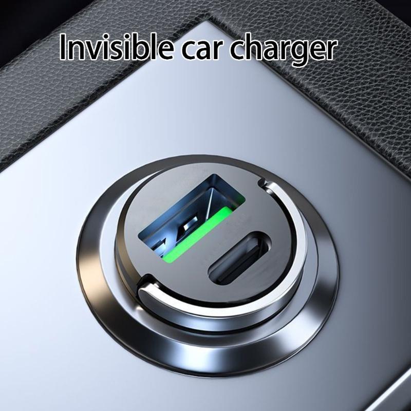Highly Speed 100W Automotive Charger Intelligent Car Charger Durability Metal Case Ideal For Road Trips and Commuting
