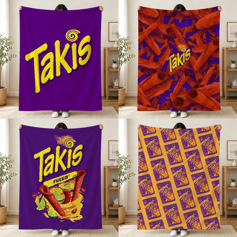 BB Design T-TakisS Blanket Printed Flannel Soft Warm Cozy Season Nap Bed Sofa Travel Camping Gift Adults Kids