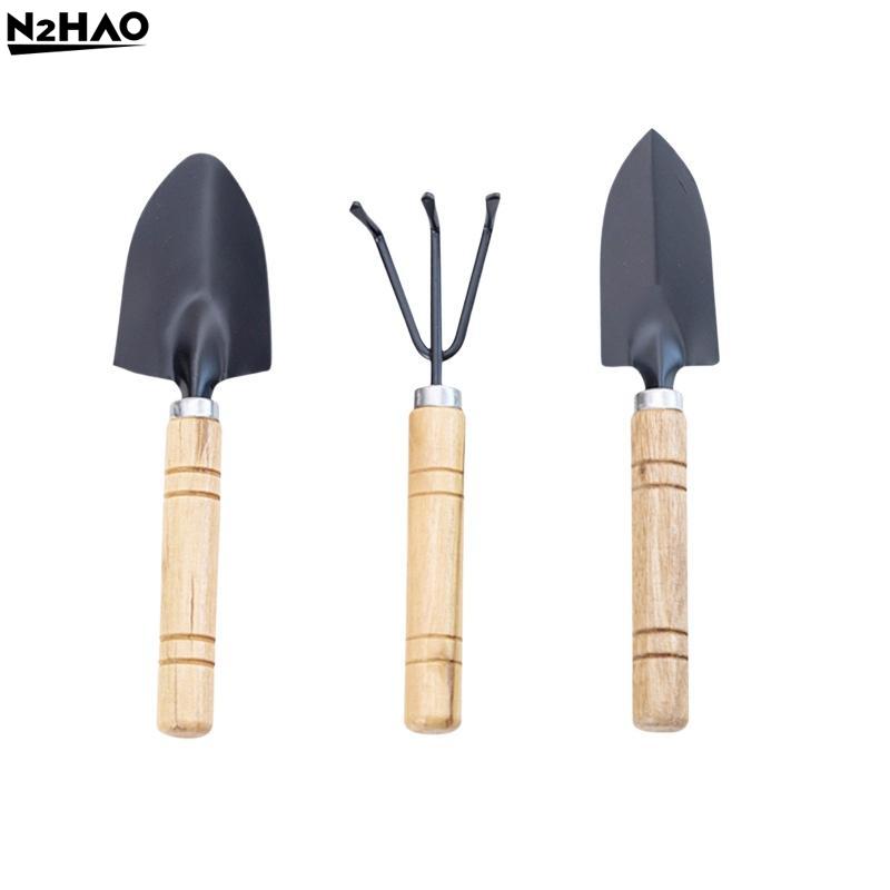 1/3PCS Metal Mini Gardening Tool Kit Hand Tools Kit For Gardening Metal Mini Spade Rake Home Potting Plant Care Accessories Set