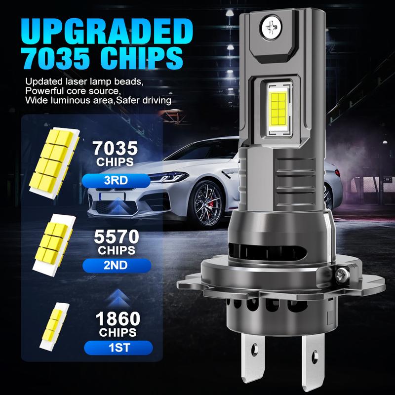 XSTORM H7 LED H1 H11 HB3 9005 HB4 9006 Car Headlight Bulbs 60W 20000LM 6000K CSP for Auto Lamps Turbo Led Car Accessories