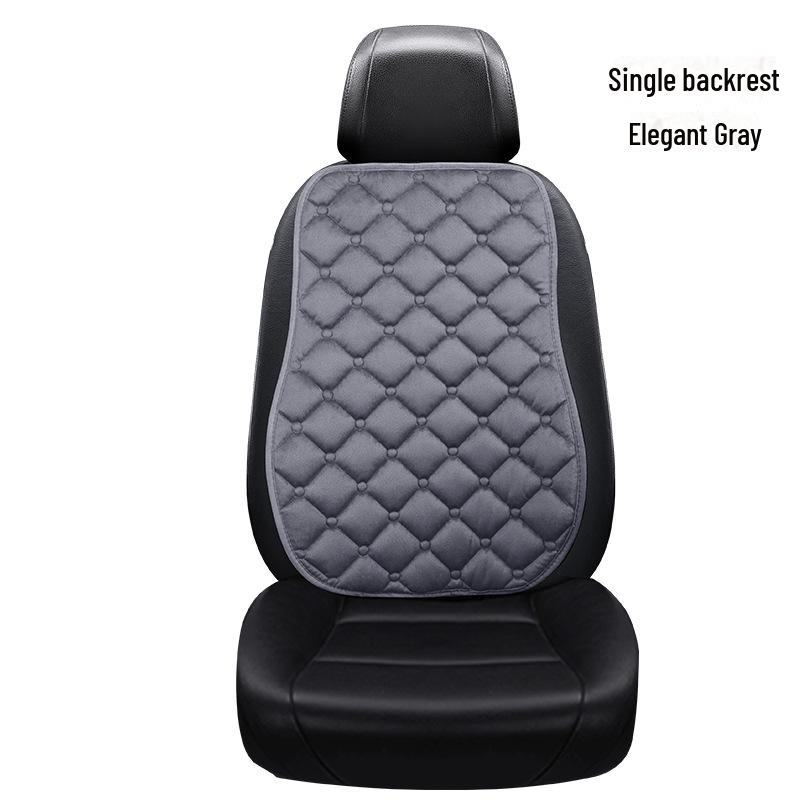 Cozy Winter Car Seat Cushion Set: Crystal Velvet, Non-Slip, Warm & Multi-Piece