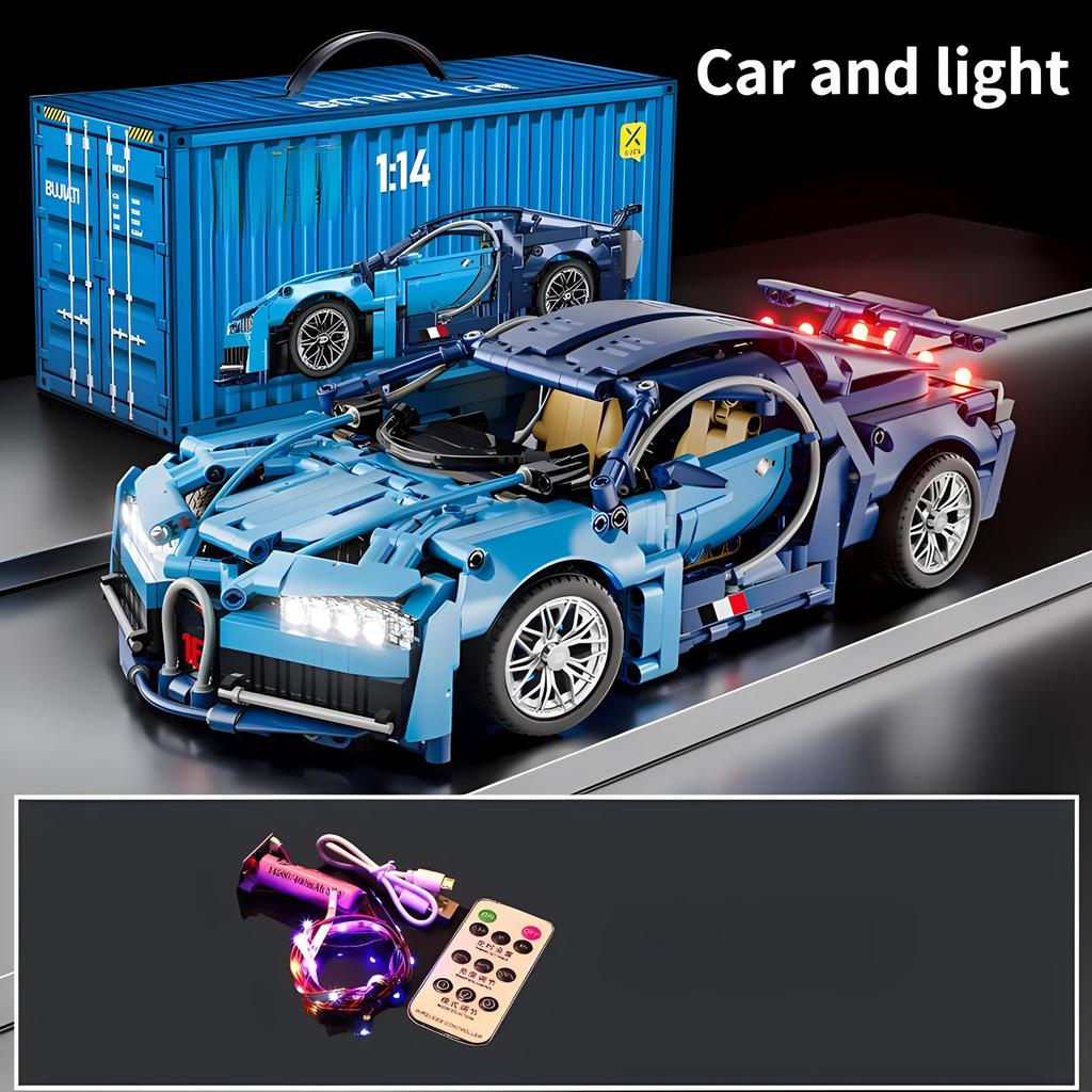 Technical Building Blocks 1400PCS Model Racing Sport Car City Mechanical Speed Vehicle Supercar Brick Puzzle Toys Kid Adult Gift