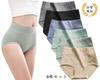 Raefill Cotton Sanitary Seamless Deep Set of Size M Women's 100% Shorts, Moisture-Absorbent, Underwear, Fit, Shapewear, Panties, 6,