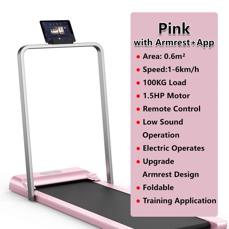 Klappbares Elektrisches Laufband Haushalts-Fitnessstudio Mini Lauf-Walking-Pad Indoor Einfache Fitnessgeräte 121*53*95CM