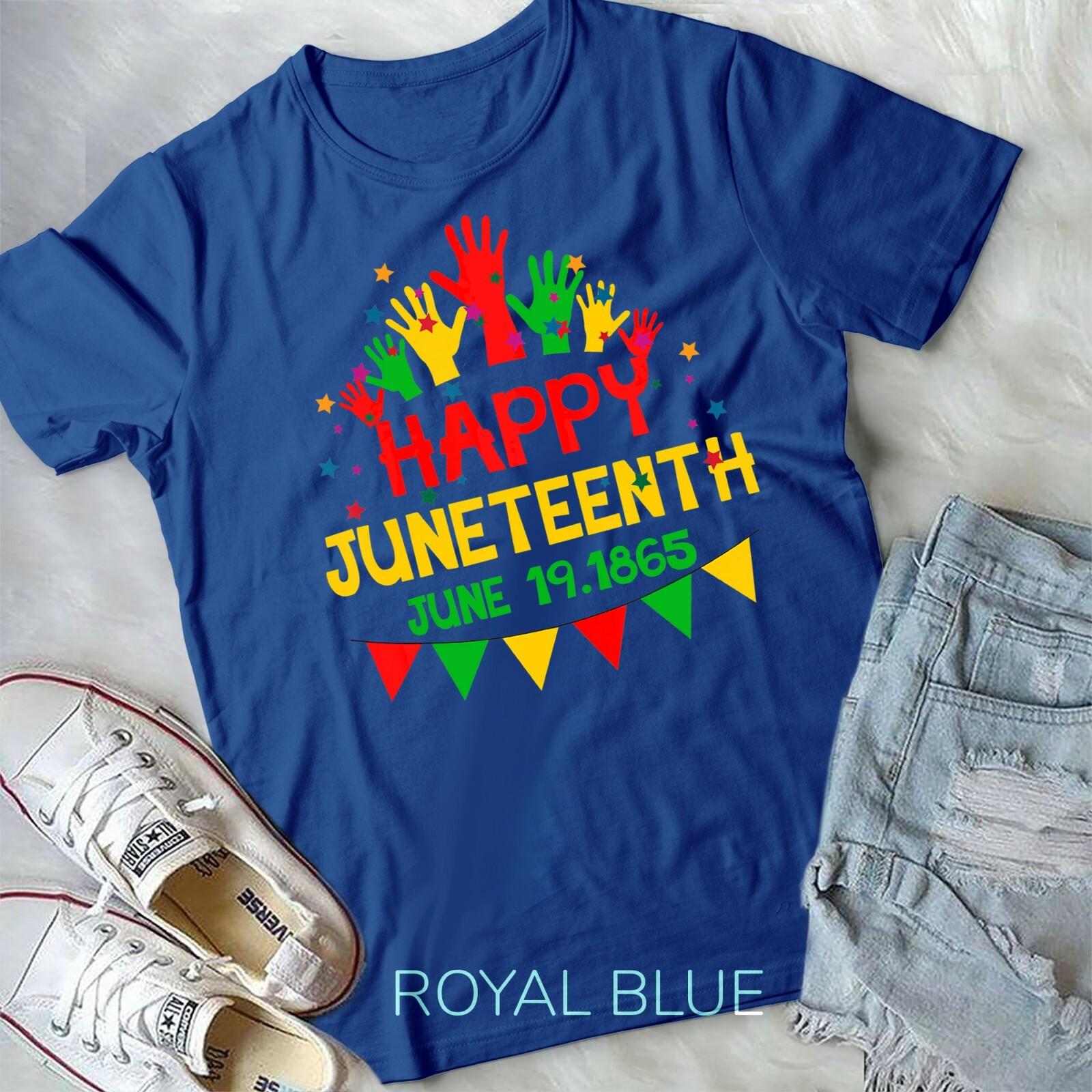Happy Juneteenth Day Freedom Gift Unisex Youth T-shirt L