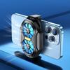 Dual Fan Mobile Phone Cooler Cable/Battery Portable Game Heat Sink Air Cooling Type-C with Blue Light for Android IOS PUBG Game