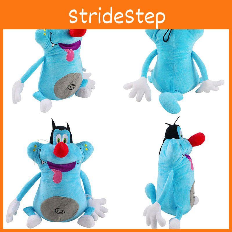 Delightful Blue Cat Oggy And The Cockroaches Soft Plush Doll For Kids And Adults