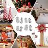 Christmas Angel Molds Silicone 4 Pieces Epoxy Casting Non-Stick Handcraft Moulds Angel Candle Soap Mold for Wedding Party Dinner
