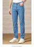 Men's Straight Leg Jeans with Lyocell & Mulberry Silk