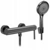 Rivo Titanium Dark Gray Shower Faucet Wall-Mounted Hand Shower