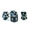 RPG Dice Black Set 7 Dice Dice