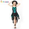 Witch Costume Fashionable For Women With Polyester Material And Elegant Embroidery Fun For
