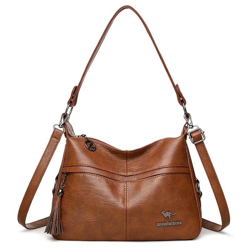 Torebka listonoszka w stylu vintage o dużej pojemności, dojeżdżająca do pracy, ręczna, na ramię, torba dla mamy w średnim wieku