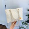 Large capacity women's handbag autumn new sunflower commuter diamond tote small fresh shoulder bag