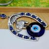 Thai Amulet Evil Eye Horseshoe Elephant Pendant Decor Retro Vintage Protect Dream Charm Talisman Powerful Wealth Success Health Luck Jewelry