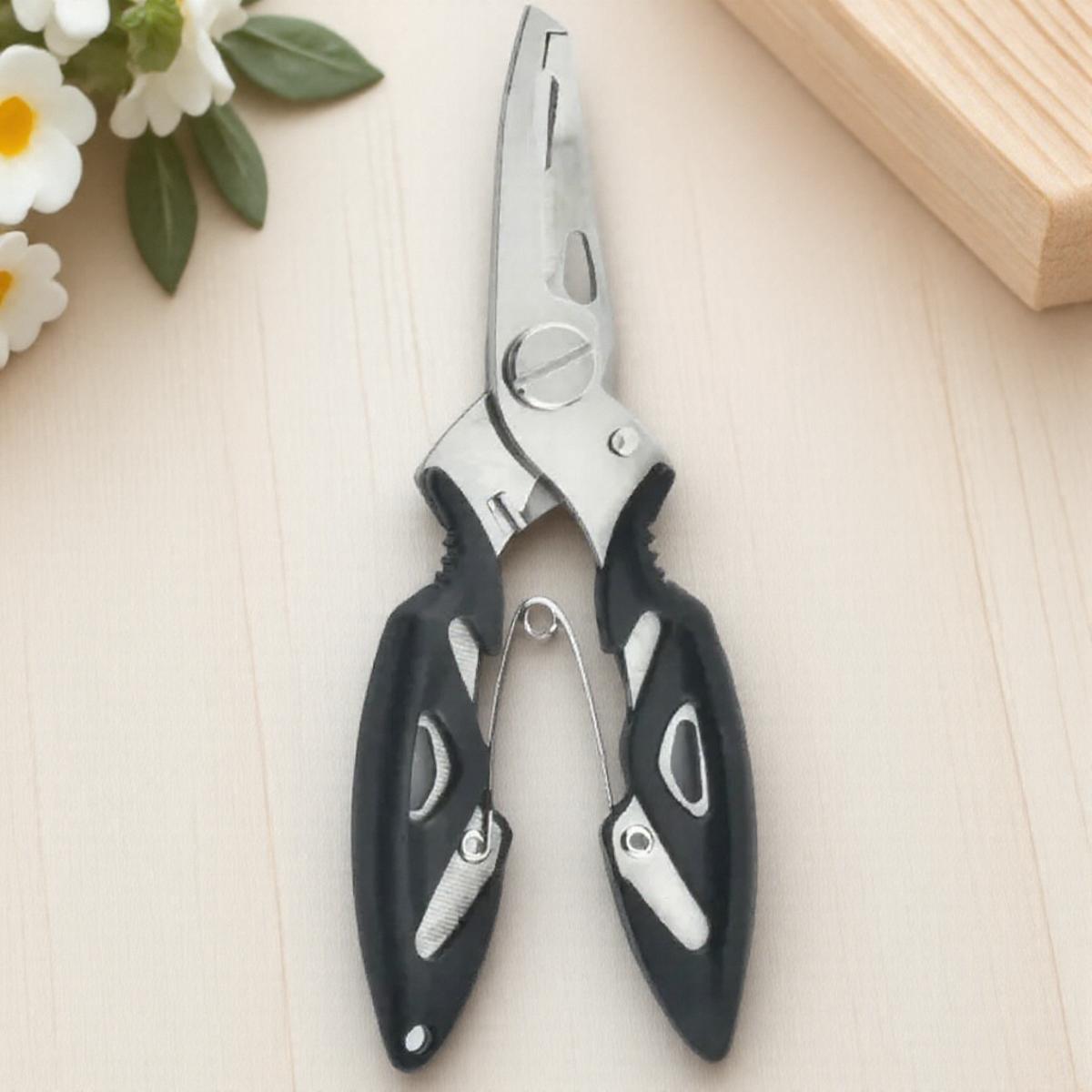 

7 Inch Precision Forged Stainless Steel Multifunctional Fishing Plier Scissors Clamp High Quality