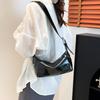 Color Simple Solid Women Casual Pu Leather Shoulder Bag For Daily And Commuting