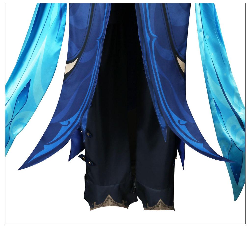 Costume Cosplay Manluiren Neuvillette - Genshin Impact Fontaine Capo della Giustizia Outfit Anime