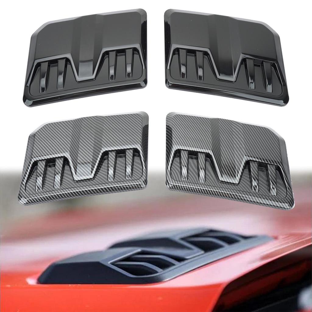 Universal ABS Engine Hood Vent Grille Decorative Cover