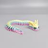 3D Printing Beautiful Snake Joints Movable Toy Model Simulation Eyes Creative Gift Stress Relief Toys Home Decor Small Ornaments