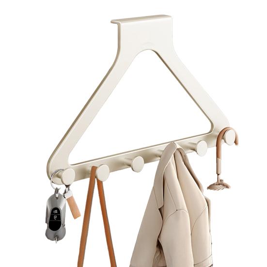 Hanger Rack Heavy Duty Coats Hats Scarves Coat Hanger Organizer Damage-Free Installation