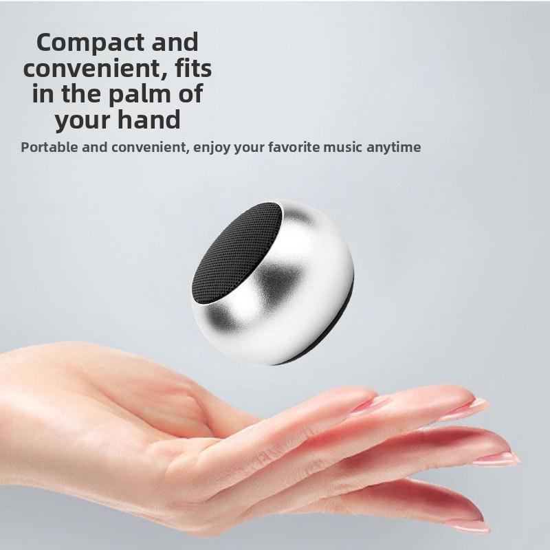 Portable Metal Bluetooth Mini Speaker Wireless Heavy Bass Subwoofer Stereo Sound Car Home Outdoor Desktop Small Audio subwoofer