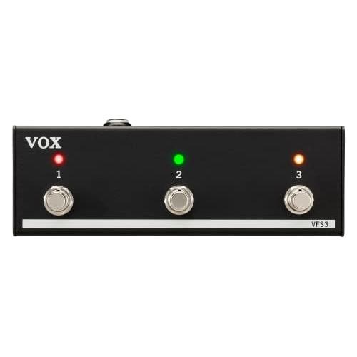 VOX MINI GO 10/50 Foot Switch VFS3 Program Switching, Effects, Rhythm On/Off, Looper Control