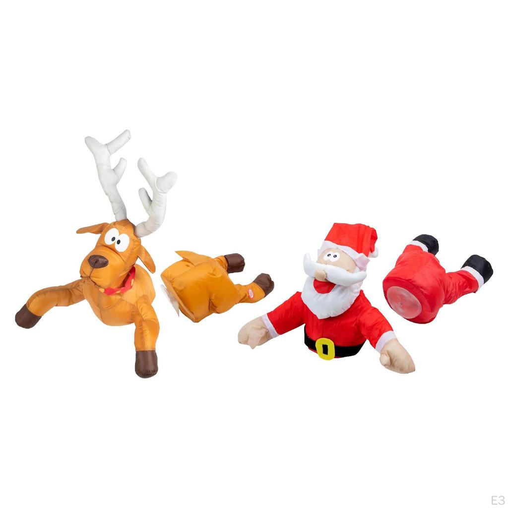 Christmas Window Decoration Ornament Decor Props for House Doors Holiday Office Bar