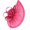 BESPORTBLE Bridal Tops Hat Fascinator with Mesh Veil Rose Red Women’s Wedding Tea Party Headpiece Special Occasion Accessory