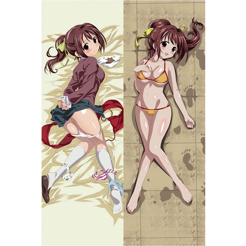 

Аниме Sora No Otoshimono Icarus/Ikaros Nymph Dakimakura чехол наволочки 50X160 см в натуральную величину наволочка для обнимания тела подарки 34x100cm Peach Skin чёрный