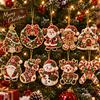 Ornamenti di Natale in Legno, Kit per Pittura con Perle Fai da Te per Adulti, Kit per Diamond Painting di Natale per Adulti, 10 Disegni in Legno con Corda di Canapa