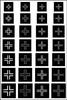 RT Diorama Solid Scale Balkenkreuz II Masking Stickers for Plastic Models 1/35 6-12mm (4 Types) (RTDSOLMRK009-35)
